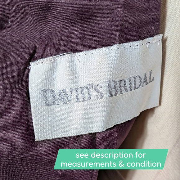 Vintage Prom Dress Maxi Gown L Purple Y2K Bow Goth Babydoll Regency Princess - Picture 10 of 13